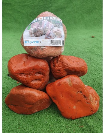 Roca Jaspe Rojo 5 a 6 piezas 10 kg