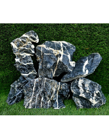 Roca seiryu,Amano blak 5 a 8 piezas caja de 10 kg