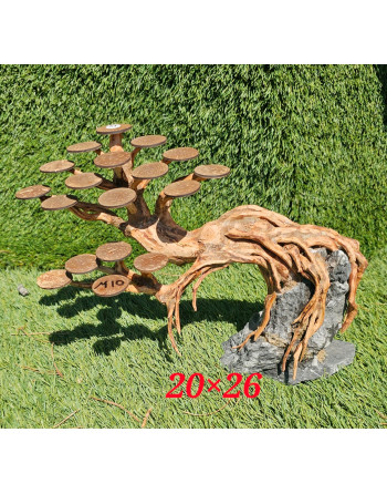 Bonsais madera natural M 22 x 24 aprox