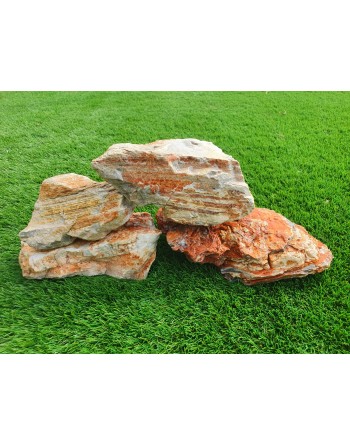 Roca Estratos Rojos 4 a 6 piezas 5kg